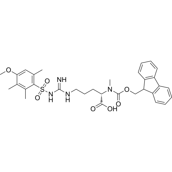N2-(((9H-Fluoren-9-yl)methoxy)carbonyl)-Nw-((4-methoxy-2,3,6-trimethylphenyl)sulfonyl)-N2-methyl-L-a
